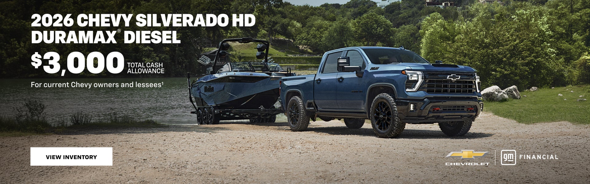 2026 Chevy Silverado HD Duramax Diesel. $3,000 Total Cash Allowance 
for current Chevy owners and...